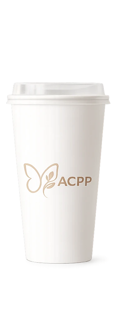 ACPP compostable cup with lid