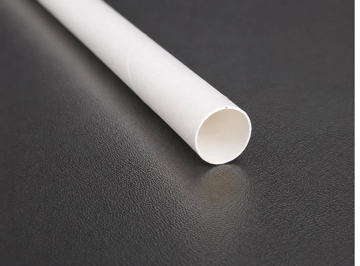 ACPP compostable milkshake straw with an 8 mm diameter