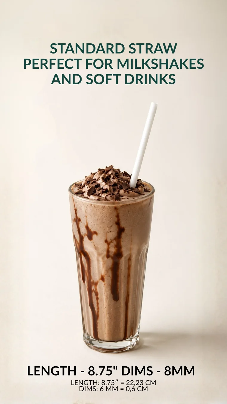 Milkshake Straw in service
